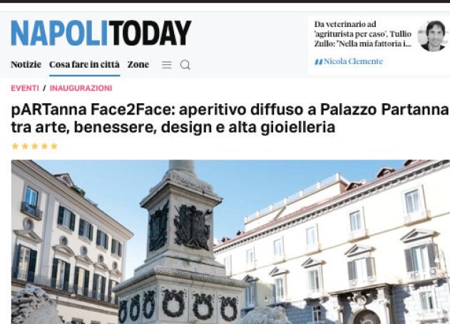 pARTanna Face2Face: aperitivo diffuso a Palazzo Partanna tra arte, benessere, design e alta gioielleria
